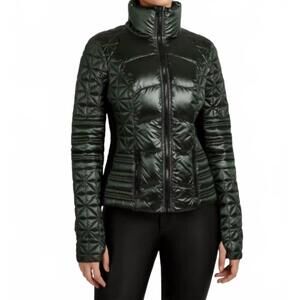 NEW BLANC NOIR down puffer jacket in scottish kelp